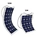 SUAOKI 100W 18V 12V Solar Panel Charger SunPower Cell Ultra Thin Flexible with MC4 Connector Charging for RV Boat Cabin Tent Car(Compatibility with 18V and Below Devices)