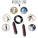 Llife Jump Rope Fitness Skipping Rope Tangle-Free with Ball Bearings Eva Comfort Handle Fast Rope Jumping Adjustable for Adult,Children Outside Exercise,MMA Boxing,Fitness Gym