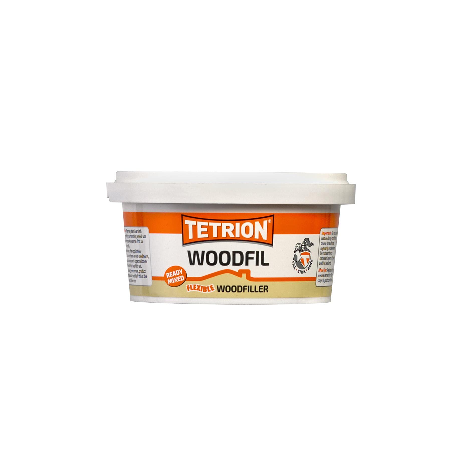 Tetrion Ready-to-Use Wood Filler - Flexible, Smooth & Durable for Interior & Exterior Repairs, Fills Gaps, Cracks & Holes 400g