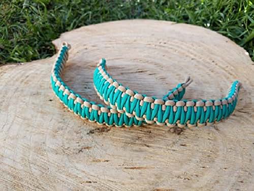 Amazon.com: Paracord Jeep Headrest Grab Handles - Teal ...