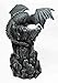 Ebros Gift Dark Smoky Mountain Chernunos Black Dragon Statue with Backflow Incense Cone Tower Burner Feature Medieval Renaissance Fantasy Myth and Magic Figurine