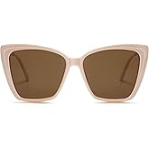 SOJOS Trendy Polarized Sunglasses For Women Retro Womens Oversized Square Cat Eye Sun Glasses UV Protection SJ2206
