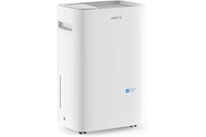 ANDTE 52 Pints Energy Star Dehumidifier, 4500 Sq.Ft Dehumidifier for Basement and Home, Large Room Dehumidifiers with Drain Hose & Water Tank, 24H Timer, Auto Defrost, Dry Clothes - 2024 Energy Star