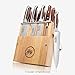 Gunter Wilhelm Cutlery 250 Executive Chef 12-Piece Professional Knife Set with Wooden Storage Block