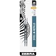 Zebra G-301 Stahl-Kugelschreiber, 0,7 Mm Blaue Mine – 4er Pack, Nachfüllbar, Rutschfester Griff