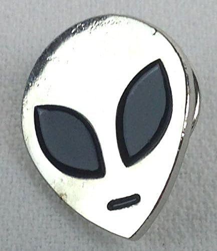 Alien Head - X-FILES TV Series - Enamel Pin - Fox Mulder &amp; Dana Scully
