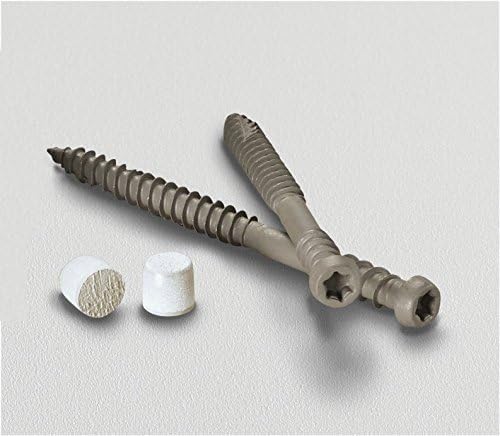 Pro Plug Kit for PVC Trim - Restoration Millwork Smooth Trim - 50 Linear feet with 2-3/4 Epoxy Coated Steel Screws