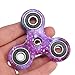 Acmys Tri-Spinner Fidget Toy Premium Quality 2-4 Minutes Spin! The 360 Spinner Helps Focusing [3D Figit], Hand Spinner Toy Stress Reducer EDC Focus Toy For Kid & Adults, Great Gift (Purple Galaxy)