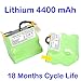 Lithium Neato VX 4400mAh Replacement Battery for Neato XV series Signature XV Pro Robotic Vacuum Cleaner,Super Extended Long-Life (800 Cycle/18 MONTHS WARRANTY) UL&CE Certified Battery Component