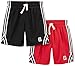 Carter's Boys' Toddler 2-Pack Mesh Shorts, Red/Black, 3T