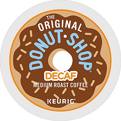 THE ORIGINAL DONUT SHOP DECAF KEURIG SINGLE-SERVE K-CUP PODS, MEDIUM ROAST COFFEE, 48 COUNT