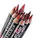 RUIMIO Waterproof Lip Liner Pencils Set 12 Colors