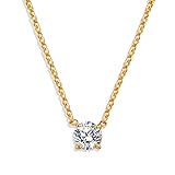 Mono Pebble Gold Necklace, Tarnish Proof and