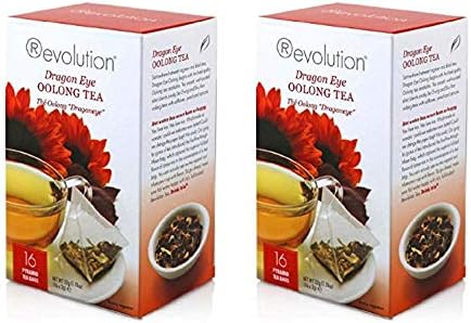 Revolution Tea, Dragon Eye Oolong Tea, 16 Flow-through Infuser Bags in a Stay-fresh Container (2)