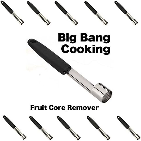 BIG BANG COOKING De-Corer Peeler Slicer Kitchen Accessory for easy Core Removal Across a Variety Of Fruits - DISHWASHER SAFE STAINLESS STEEL -