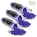 (3 Pack) 450g Hard Wax Beans, Brazilian Bikini Pearl Wax, Hot Wax Beads Hair Removal for Face, Body, Eyebrow, Nose, Leg - Depilatory Painless European Facial Wax for Women Men, All Lavender Flavor