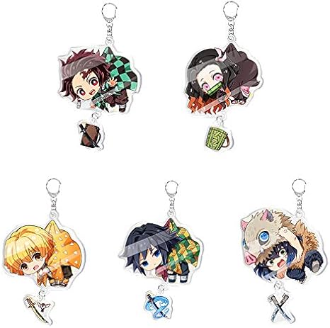 Amazon Duohao キーホルダー 萌えグッズ かわいい 5点セット アクセサリー おしゃれ カバン バッグチャーム 自動車 鍵 携帯 飾り 小物 人気 アニメ ギフト アニメ 萌えグッズ 通販