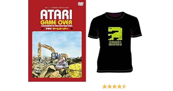 Amazon Com Movie Atari Game Over Dvd T Shirt Japan Ltd Dvd Pcbe 541 Movies Tv
