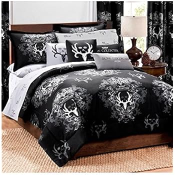 Amazon.com: Twilight Bedding Set - Black/Charcoal BELLA ...