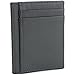 Hammer Anvil RFID Blocking Minimalist Genuine Leather Slim Front Pocket Wallet CH Gray