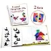 Travel Tangram Puzzle - Magnetic Pattern Block Book Road Trip Game Jigsaw Shape for Kids Toddlers Challenge IQ Educational Toy Gift Brain Teasers 360 Patterns