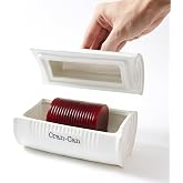 Eiqijci Cranberry Sauce Serving Dish with Lid, Fits One 14-16 oz Can | Can-Shaped Ceramic Dish, Lid Included, For Slice-And-Serve Cranberry Sauce, Thanksgiving And Christmas Tables