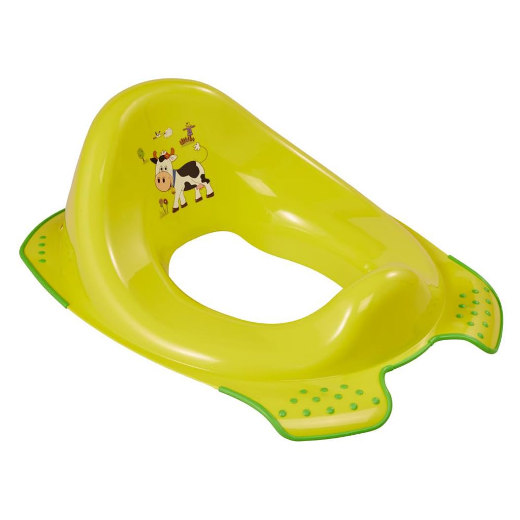 keeeper Funny Farm Children's Toilet Seat, For 18 months to 4 years, Anti-Slip Design, Ewa, Green
