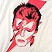 Popfunk David Bowie Aladdin Sane Album Art T-shirt (X-Large) White