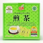OSK Sencha Green Tea – Organic Japenese Sencha Green Tea Bags with Antioxidants, Mild & Refreshing Flavor, Hot or Cold Brew, Sugar-Free & Zero Calories – 50 Packs