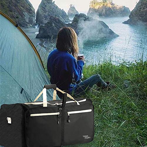 Travel Inspira 85L Foldable Travel Duffel Bag Luggage Sports Gym Water