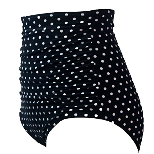 Agreya Women Vintage Polka Dot Halter High Waisted Bikini Swimsuit Set (Red-Black Dot, XXXL) …