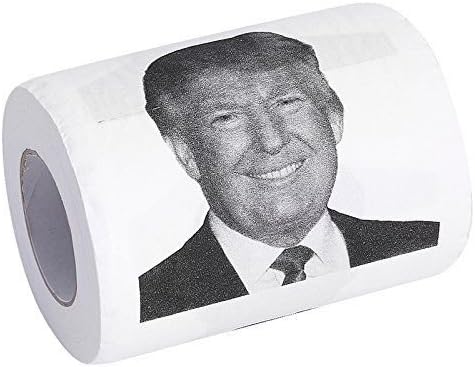 Donald Trump Toilet Paper Novelty Party Gag Gift Prank Humor Joke Roll Smile