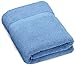 Amazon Brand – Pinzon Heavyweight Luxury Cotton Bath Towel - 56 x 30 Inch, Marine