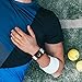 AdMaster Compatible with Apple Watch Bands 42mm 44mm,Soft Silicone Replacement Wristband Compatible with iWatch Series 1/2/3/4 - S/M White/Lavender