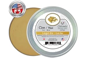 Colorantic | GOLD METALLIC Furniture Paint Wax | Chalk Paint for Furniture Waxes Beeswax Bees Wax | Cutting Board Wax Home De
