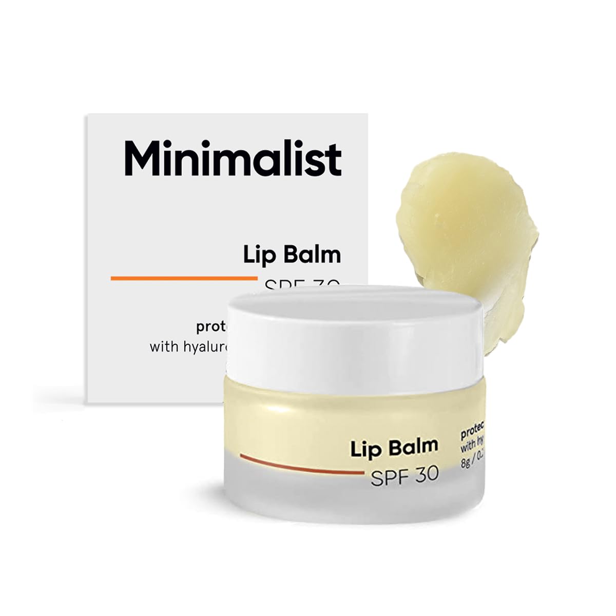 Minimalist Lip Balm With Ceramides & Hyaluronic Acid | Lip Protection & Nourishment | For Women & Men | 8 Gm, Off White