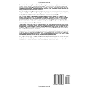 Sustainability Business Operations Consulting Services: Deployment and Administr