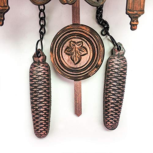 Forart Wall Cuckoo Clocks Black Forest Wooden Cuckoo Clock. Black Forest Hand-Carved Cuckoo Clock House Home Decor. Excellent Gift. - Thumbnail 2