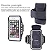 Triomph Running Phone Armband 5.8 inch for iPhone X, iPhone 8 Plus, 7 Plus, 6 Plus, 6s Plus, 6s iPod Galaxy S6, S6 Edge, S7 Edge Plus, for Running, Sports, Jogging, Hiking, Biking (Black)