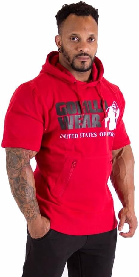 gorilla wear boston short sleeve hoodie