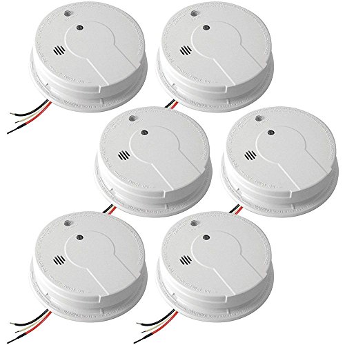 Kidde AC Hardwired Interconnect Smoke Alarm with Hush i12040 4 Pack