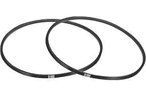 uxcell 2Pcs O-850 O Type V-Belt 850mm/33.5" Inner Length x 0.39" Width x 0.24" Height, O-Type Closed-Loop Rubber Transmission
