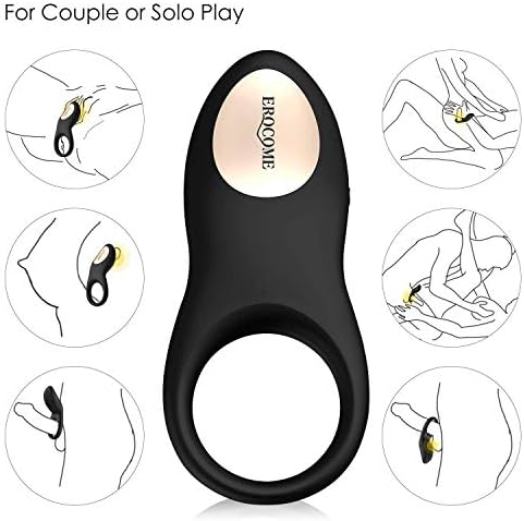 Men's Power Toy Strong Vibration Delay Ring Silicone Massage Ring