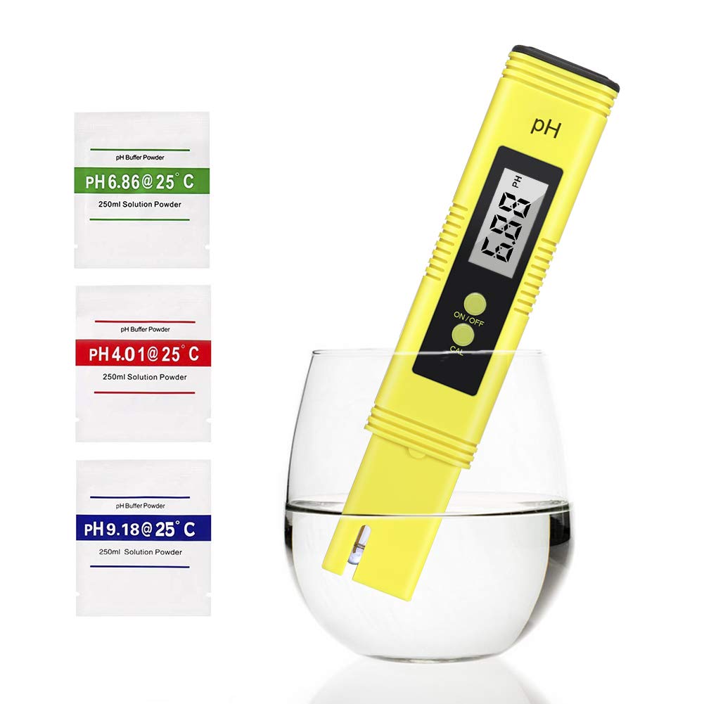 PH Meter 0.01 High Accuracy Quality 0-14 Measurement Range, Water PH Tester for Household Drinking, Pool and Aquarium Water