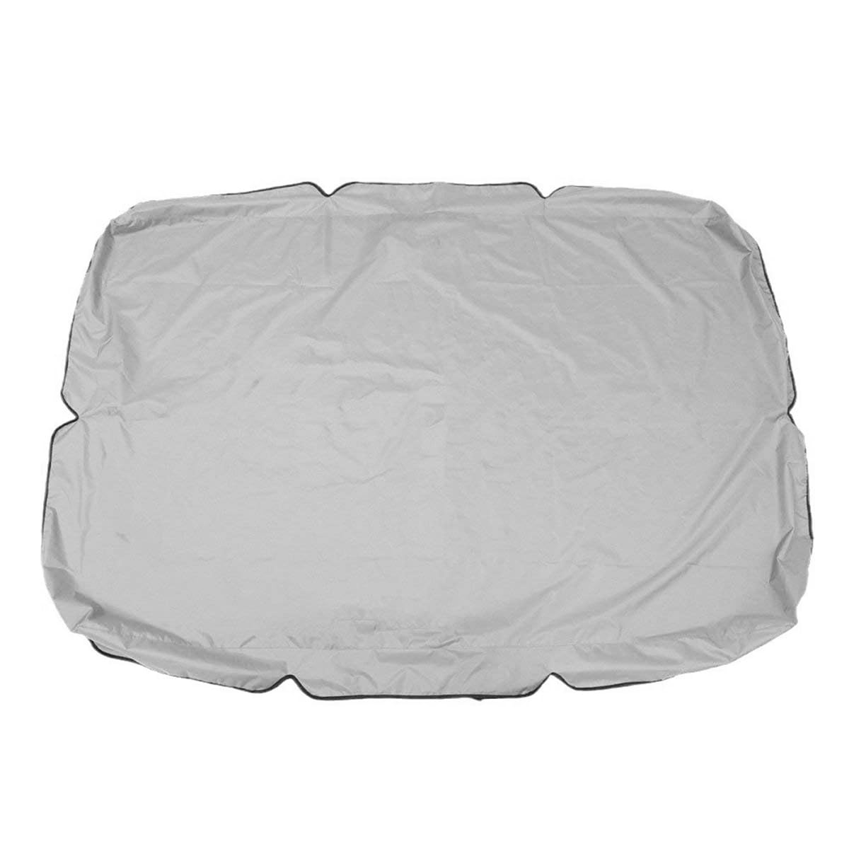 ANCLLO Swing Top Cover,3 Seater Garden Swing Canopy Cover,Outdoor Hammock Cover Waterproof Rip Proof Replacement Canopy 195x125x15cm Grey