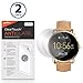 BoxWave Screen Protector Compatible with Fossil Q Wander - ClearTouch Anti-Glare (2-Pack), Anti-Fingerprint Matte Film Skin