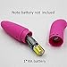 Handheld Full Body Personal Massager: Mini Cordless Massage Wand with Powerful Single Speed Vibration - Small Battery Operated Waterproof Self Massager for Women and Men - Includes Privacy Pouch