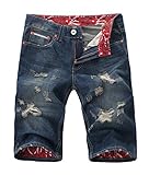 Juway Mens Twill Denim Casual Short