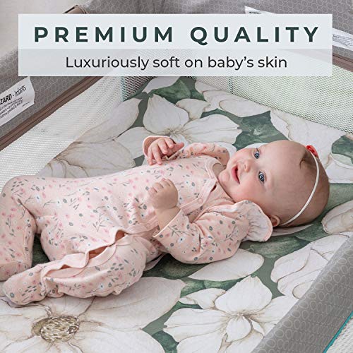 Pobibaby 2 Pack Premium Pack N Play Sheets Fitted for Standard Pack