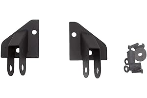 REALTRUCK RAMPAGE PRODUCTS Rampage Mirror Relocation Bracket | Pair, Black | 8685 | Fits 1986 - 1995 Jeep Wrangler YJ